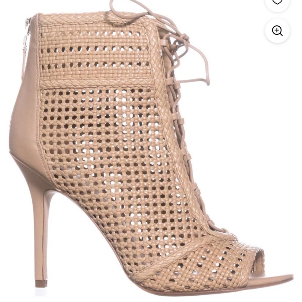 Sam Edelman leather lace up booties